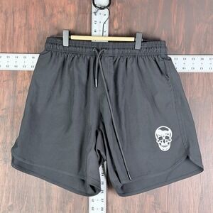 Gymreapers Shorts Training Gym Athletic Running Gear Skull Black Men's XL Active